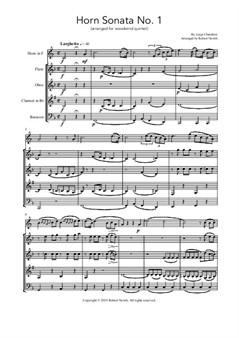 Cherubini Horn Sonata No.1 (for Wind Quintet)